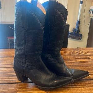 Old Gringo Black Leather Cowboy Boots size 7.5